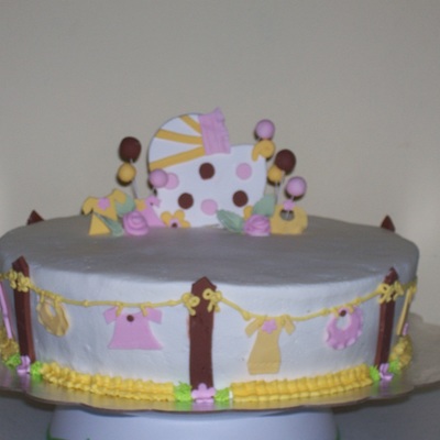 It's A Girl! Baby Shower Cake.