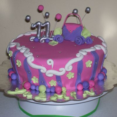 Girl's Birthday Cake