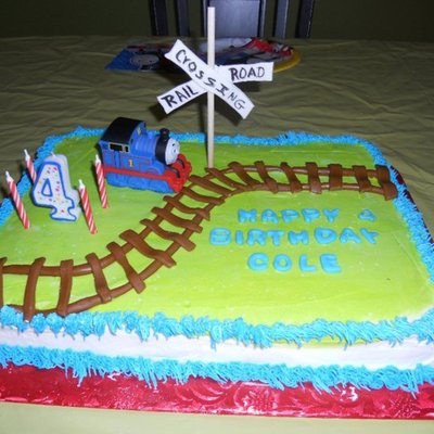 Cole's Thomas The Train Cake