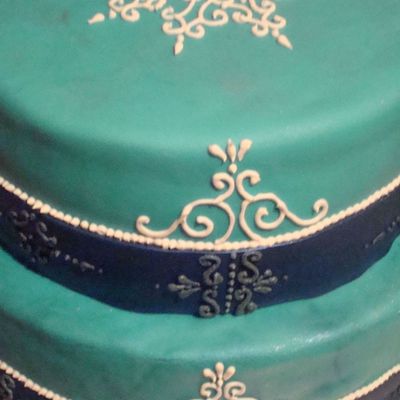 My First Fondant Covered Cake!!!