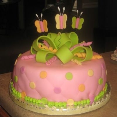 Butterfly Polka Dot Baby Shower