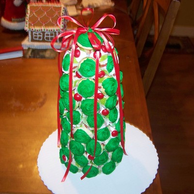 Christmas Cupcake Tree