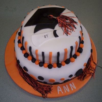 Fondant Graduation Cake