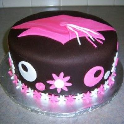 Chocolate Cake With Raspberry Filling And Chocolate Fondant