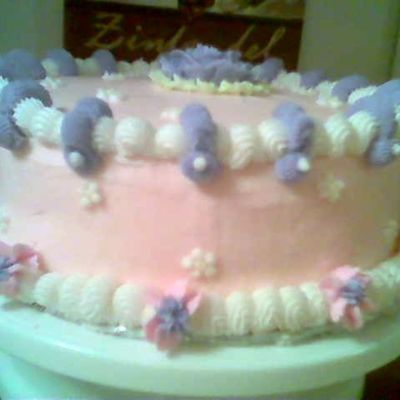 Side View Of Final Cake
