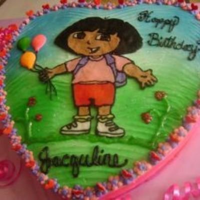 Dora With Balloons