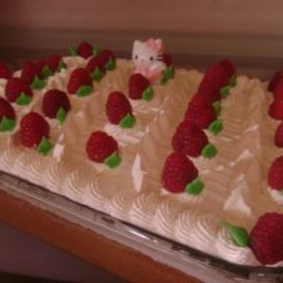 Raspberry Tres Leches Cake