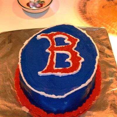 Boston Red Sox B Symbol Cake