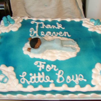 Baby Shower W/fondant Baby