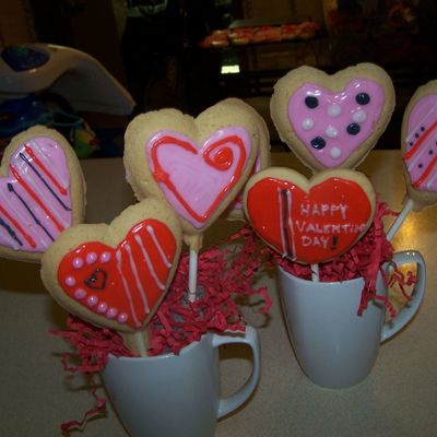 V-Day Cookie Mugs