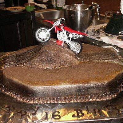 Dirtbike Cake