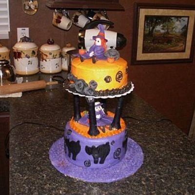 Halloween Final Cake For Wilton Course 3