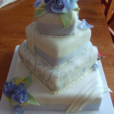 Perwinkle Blue Roses