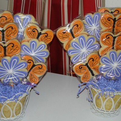 Butterflies And Flowers