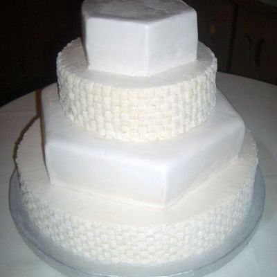 Simple Wedding Cake