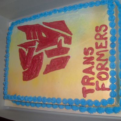 Transformers Cake