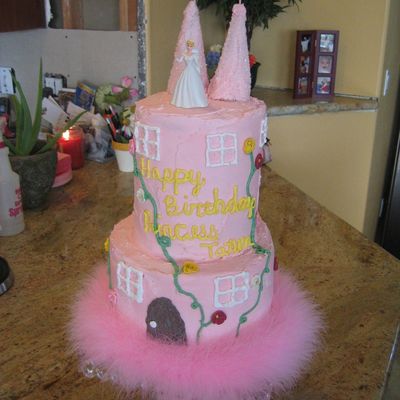 Princess Castle Cake