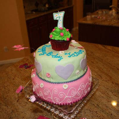 Fancy Nancy Cake