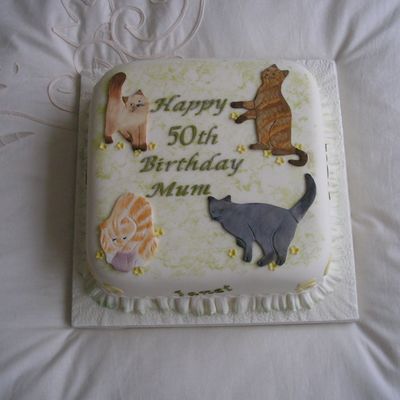 Birthday Cake For Someone Who Likes Cats