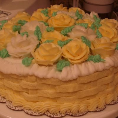 Yellow Rose Cake