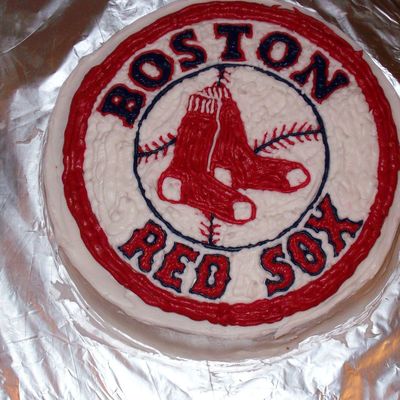 Red Sox Logo Cake