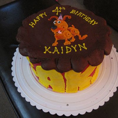 Word World Birthday Cake