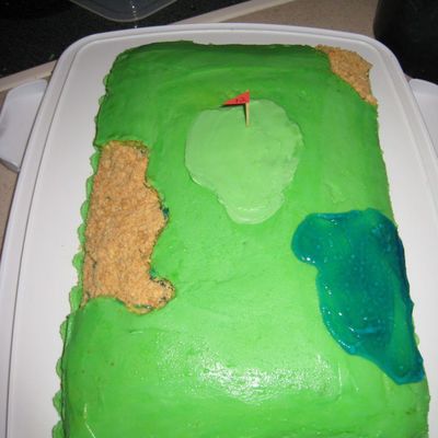 Golf Birthday Cake