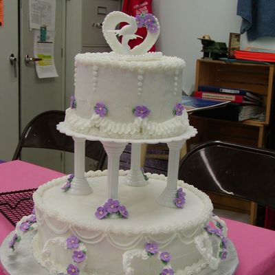 First Tiered Cake