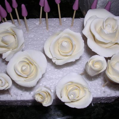 White Chocolate Roses