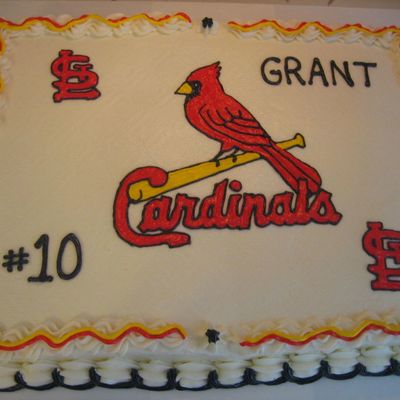 Cardinals Cake