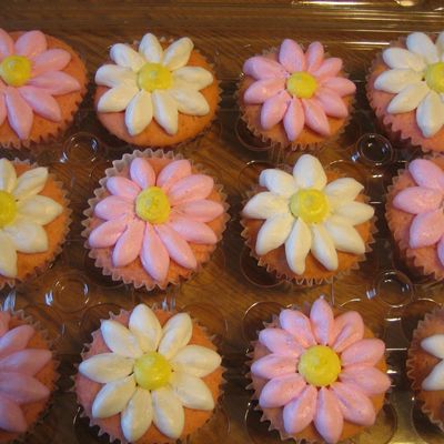 Daisy Cupcakes