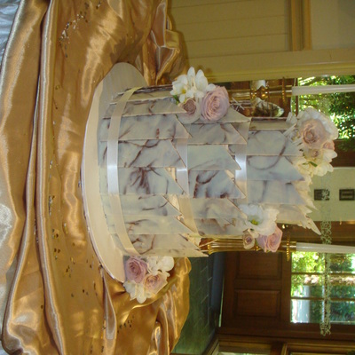 Marble Chocolate Shard Wedding Cake