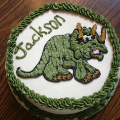 Dinosaur Birthday Cake