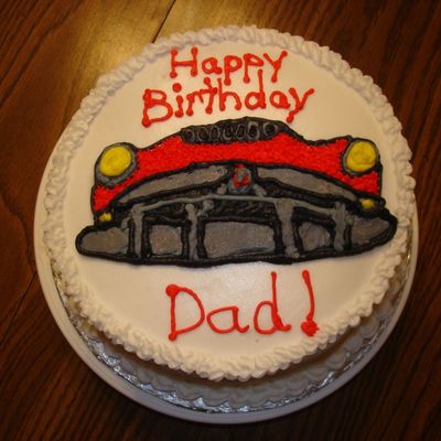 Classic Car Birthday Cake