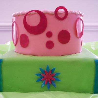 Unfinished Bridal Shower Cake