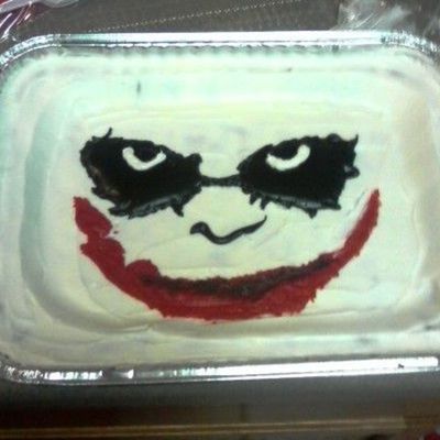 Joker Face Cookie Cake