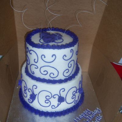 Purple And White Roses