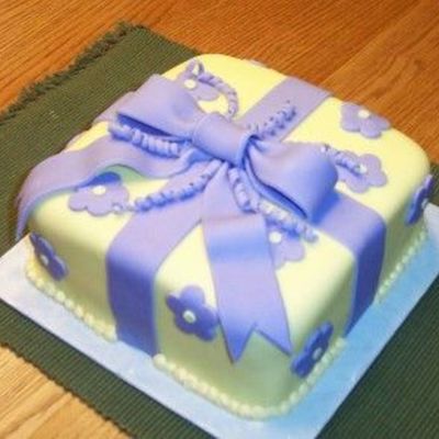 Fondant Package Cake