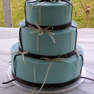 Blue And Brown Ribbon