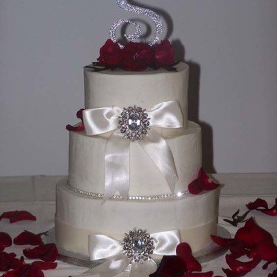 Rhinestone Wedding Cake