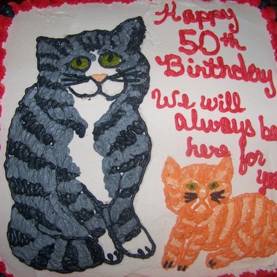Cat Birthday Cake