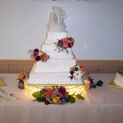 Square Wedding Cake