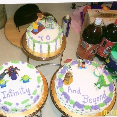 The 3 Tier Part Of The Toy Story Cake