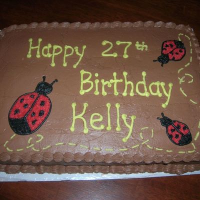Kelly's Lady Bug Cake