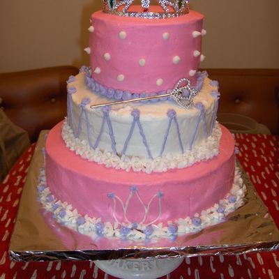 First Stack Tier Cake, Princess