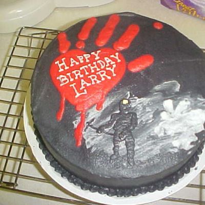 My Bloody Valentine Birthday Cake