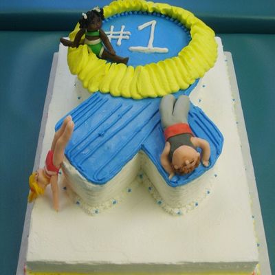 Gymnastics Cake