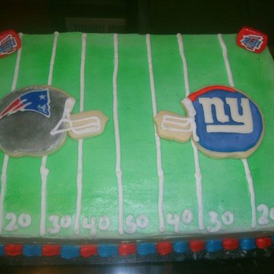 Super Bowl Sheet Cake
