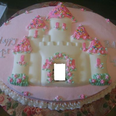 Princess Oval-Castle Cake