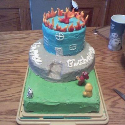 Fireman Cake For My Cousin